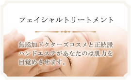 フェイシャルトリートメント